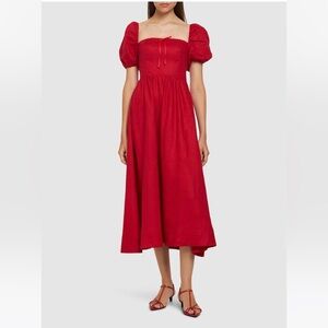 Gorgeous Marella linen dress from Reformation.